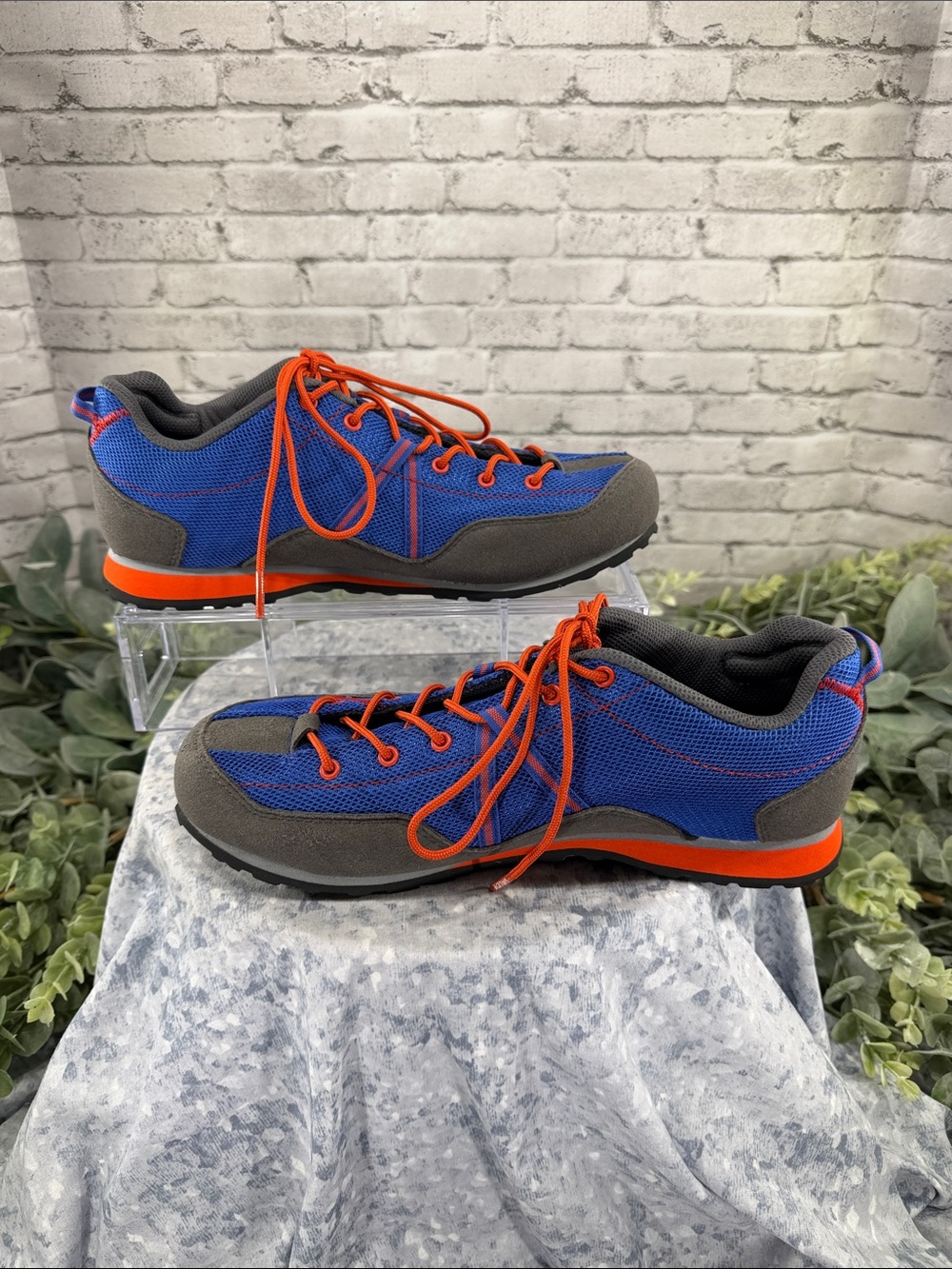 Vaude “Nilo” Gentian Blue Mesh Lace-Up Megagrip Athletic Sneakers Wms 8.5m Nwot View 5
